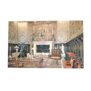 Vintage Postcard Hearst San Simeon CA Historical Monument Assembly Room P27748